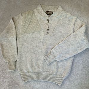 Remington Quilt Shoulder Button Neck Sweater